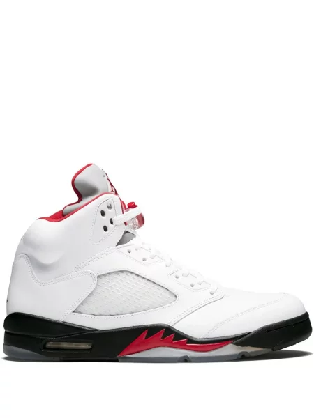 Sneakerși Jordan 5 Retro alb