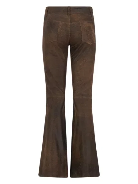 Pantaloni Dancassab evazate maro