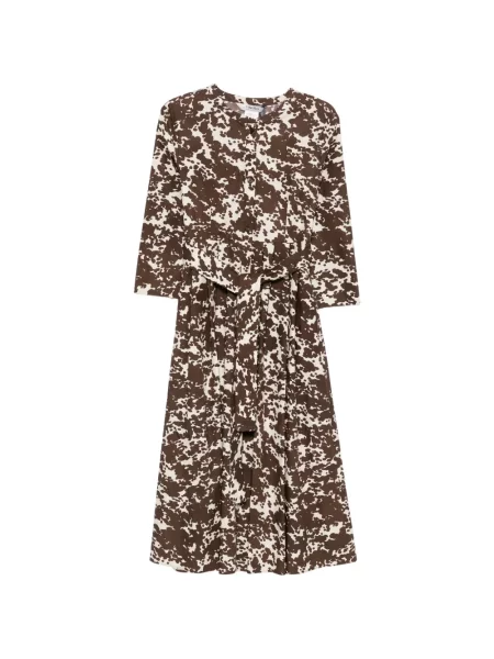 Rochie midi 's Max Mara cu imagine maro