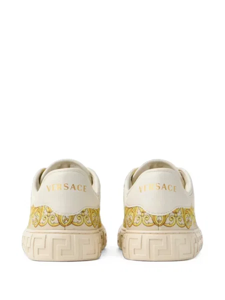 Sneakerși Versace de mătase