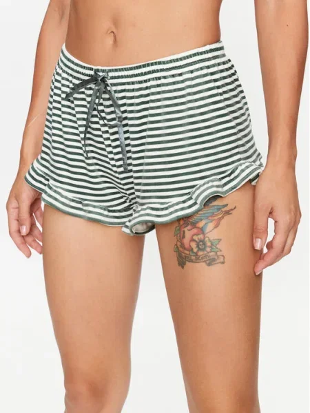 Hunkemöller Pantaloni scurți pijama Comfortable Fit verde