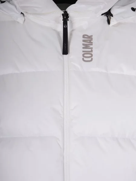 Jeździć na nartach kurtka narciarska Colmar z kapturem biała