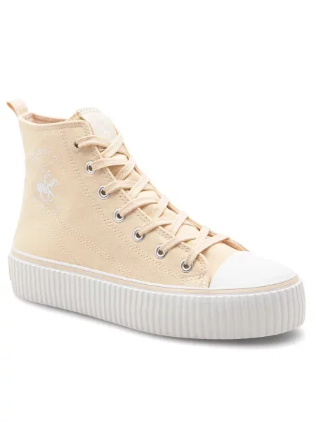 Sneakers Beverly Hills Polo Club μπεζ
