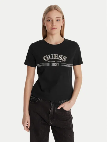 Guess Tricou negru