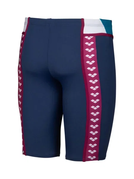 Spodenki Treningowe Arena Icons Swim Jammer Panel niebieskie