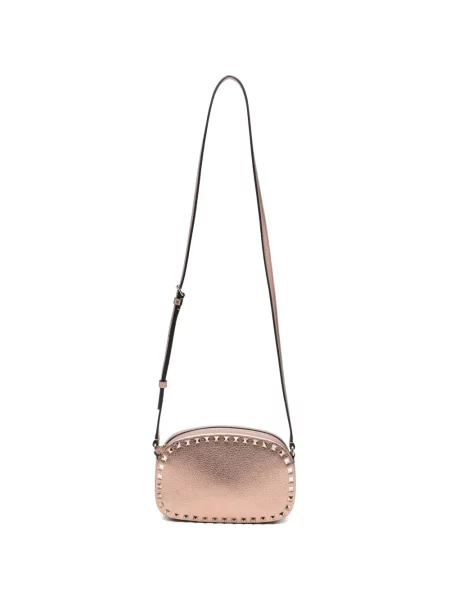Geanta crossbody Valentino Garavani cu tepi roz