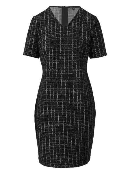 COMMA Obleka črna bela