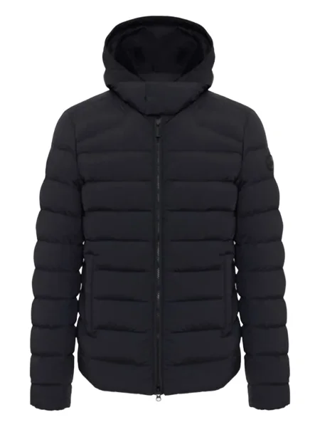 Palton Colmar cu glugă negru