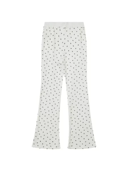 Pantaloni Rest&recreation evazate alb