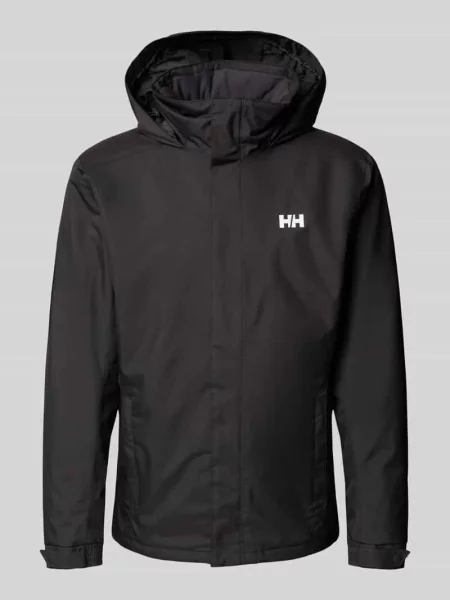 Kurtka z nadrukiem z logo model ‘DUBLINER’ Helly Hansen czarna