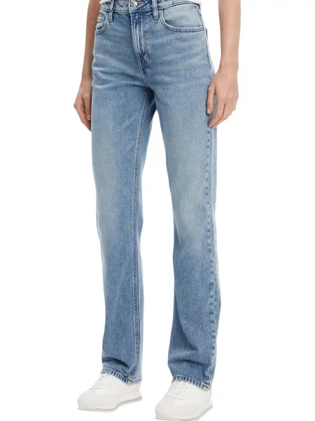 Proste jeansy Calvin Klein białe