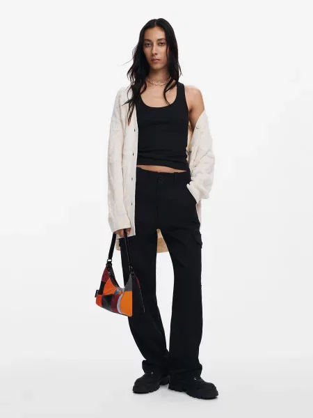 Desigual Cardigan Montreal | Oversize fit alb