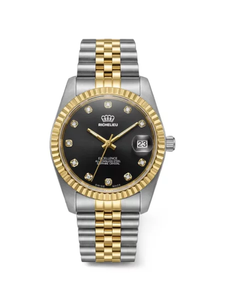 Ceas Richelieu Swiss clasic negru