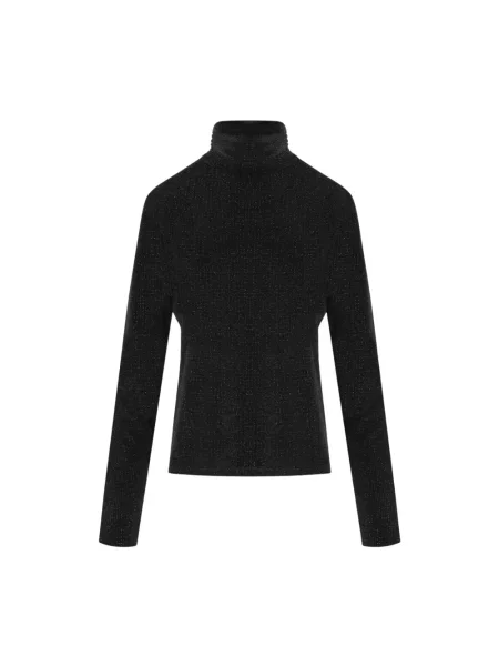 Sweter Essentiel Antwerp z długim rękawem czarny