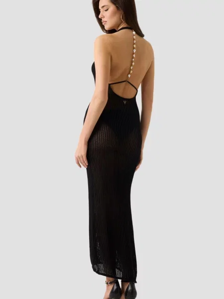 Макси платье Guess черное