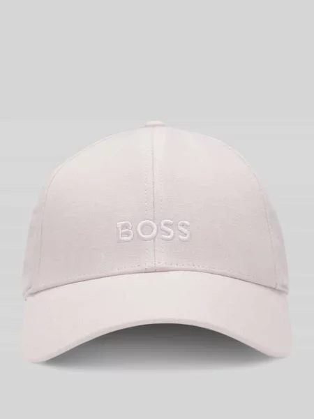 Boss Czapka Z Daszkiem Z Lnu Ari rosa