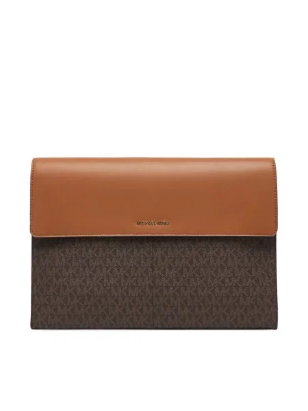 Torba na laptopa Michael Michael Kors brązowa
