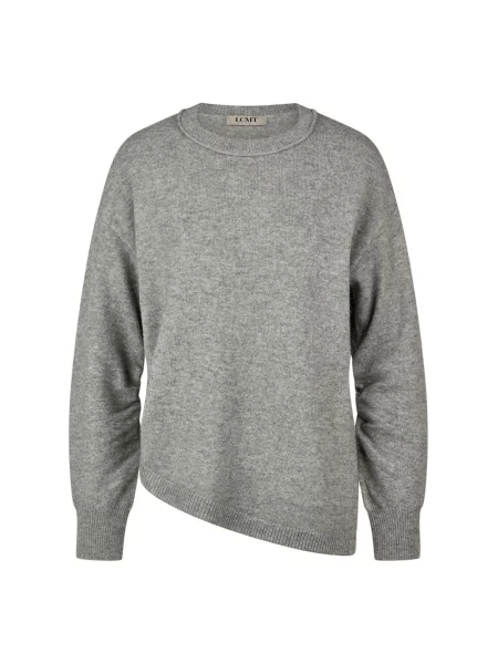 Sweter Lecomte wełniany szary