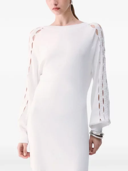 Rochie Liu Jo cu broderie alb
