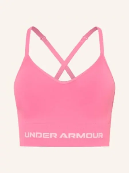 Under Armour Biustonosz Sportowy Ua Vanish Seamless Low pink różowy