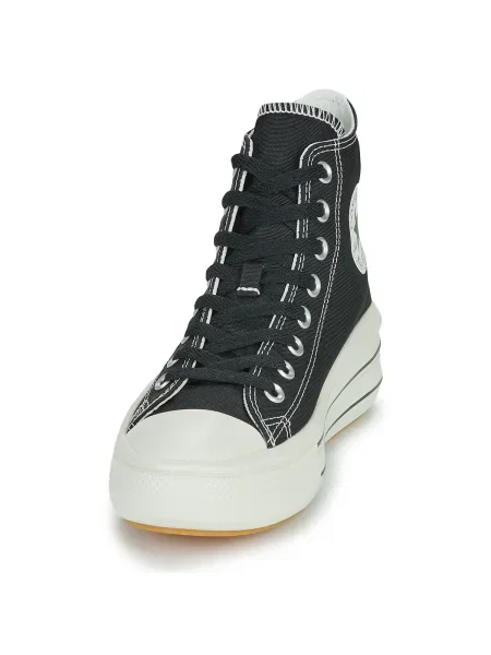 Sneakerși Converse cu platformă negru