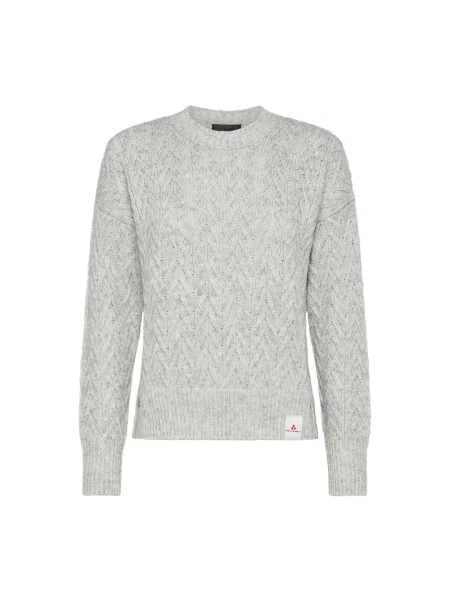 Sweter Peuterey z alpaki szary