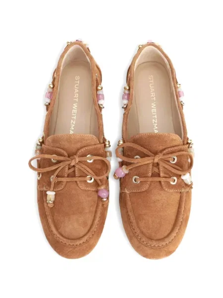 Pantofi loafer Stuart Weitzman maro