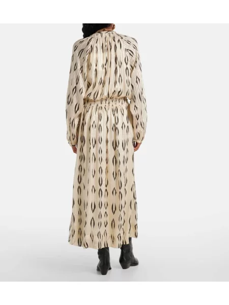 Rochie maxi Isabel Marant de mătase de costum