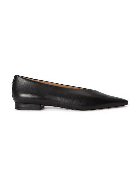 Lauren Ralph Lauren balerini din piele Audri negru