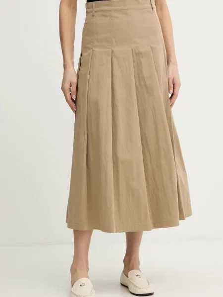 Weekend Max Mara fustă ORME midi evazați bej