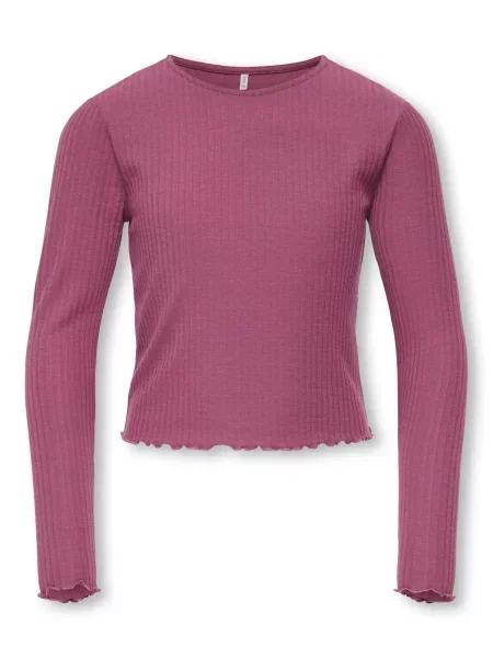 ONLY GIRLS Majica KOGNELLA sivkasto mauve ljubičasta