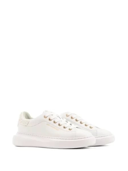 Sneakerși Karl Lagerfeld chunky alb