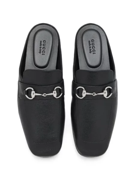 Papuci tip mules Gucci negru