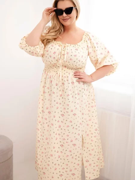 Odgovarati haljina Kesi Włoski s volanima