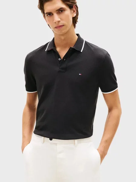 Поло Tommy Hilfiger чорне