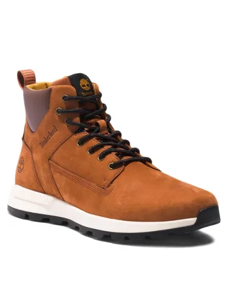 Šněrovací kotníkové boty Timberland hnědé