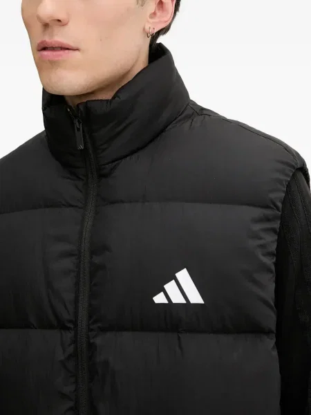 Pantaloni Adidas cu glugă cu dungi alergare negru