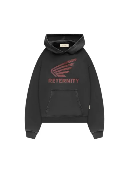 Bluza z kapturem Reternity z kapturem czarna