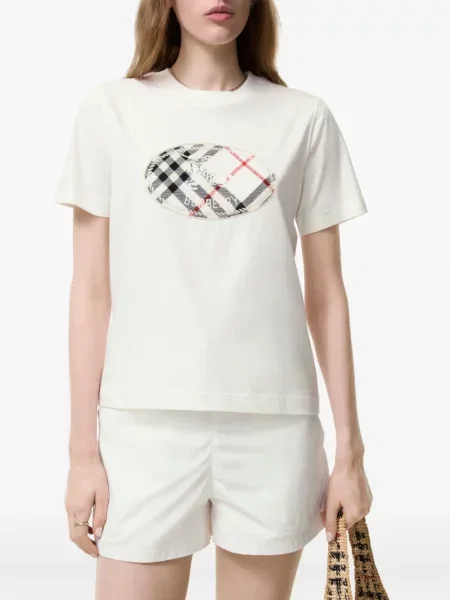 Tricou Burberry în carouri