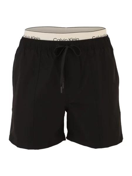 Calvin Klein Swimwear Plavecké šortky černá