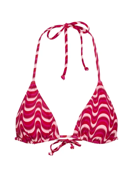 LSCN by LASCANA Bikini zgornji del roza / pastelno roza / temno roza rdeča