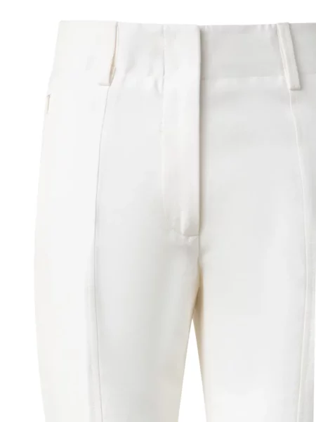 Pantaloni Akris alb