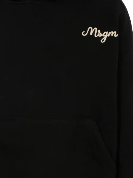 Bluza z kapturem dziecięca Msgm czarna