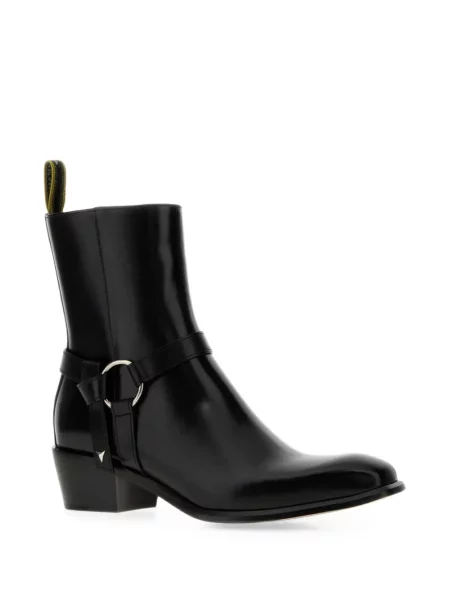 Botine Fendi din piele negru