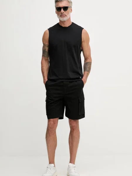 Cargo nohavice Calvin Klein Jeans čierna