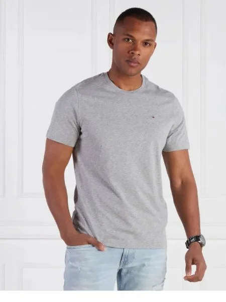 Tommy Jeans tricou TJM ORIGINAL JERSEY gri