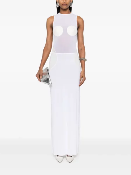 Rochie maxi Jean Paul Gaultier alb