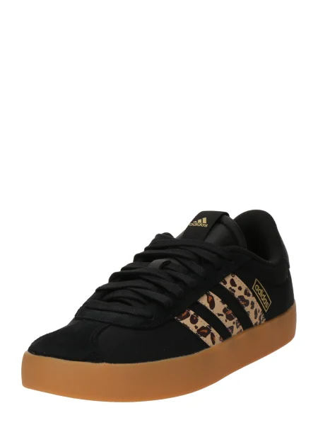 ADIDAS SPORTSWEAR Tenisky VL Court krémová / hnědá černá