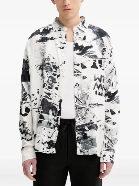 Cămașă Desigual cu imagine alb