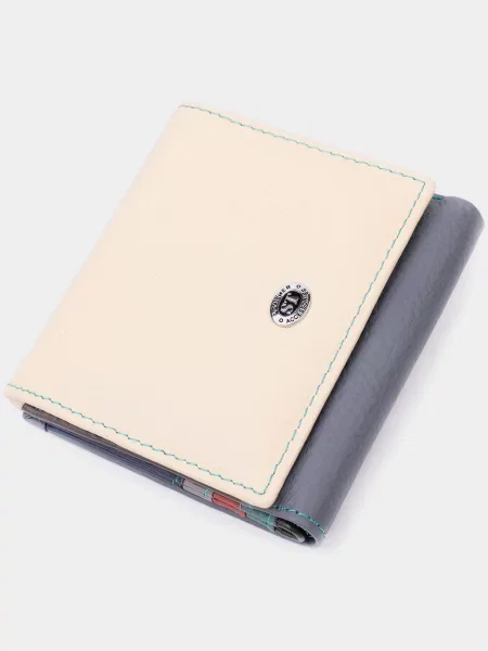 ST Leather Accessories Гаманець Шкіра бежевий
